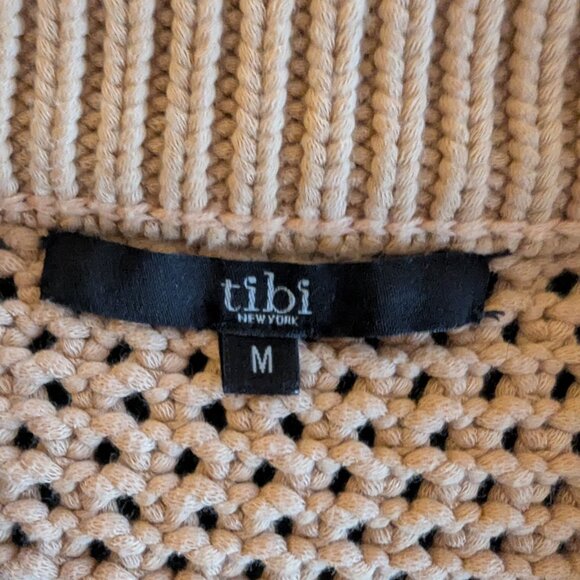 Tibi tan loose knitted tank top - Picture 4 of 4